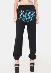 [Dreamboy] Evil Girl Graphic Sweatpants