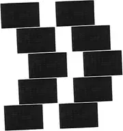 MUSISALY 10pcs Box Sponge Mat Sponge Plate Jewelry Washable Gears Charging Station Lights Night Lights Telescopic Rod Bracket Stand Jewelry Sponge Tray Jewelry Dash Cup Holder Boxes Black