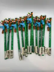 Vintage Applause Metallic Pencil With Goofy Topper Unsharpened Disneyana 90s