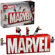 LEGO 76313 Super Heroes Marvel MARVEL Logo & Minifigures