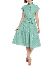 Area Stars Chloe Ruffle Midi Dress