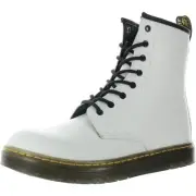 Dr. Martens Womens Zavalay White Combat & Lace-Up Boots 7 Medium (B,M) BHFO 3938