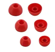 NEW Zotech Silicone Earbuds Tips for Beats Studio Buds 3 Pairs S/M/L (Red)