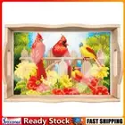 Diamond Painting Nesting Food Trays with Handle Coffee Table Tray (#8)