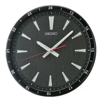 在飛比找PChome24h購物優惠-SEIKO 精工 立體時標 滑動式靜音造型掛鐘 QXA802