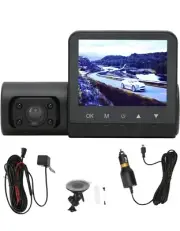 Dash Cam, 2.4 Inch 3 Channel Dashcams 1080P Three Way Triple Car Camera