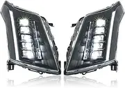 LED Car Headlights Compatible For Cadillac SRX 2010-2015 Headlight Signals Auto Accessories Daytime Running Lights