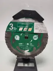 Metabo HPT 115430M VPR 7-1/4” x 24T Carbide Circular Saw Blade 3pk RK22T26