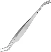 Kisangel 1pc Pet Dog Flea Comb Stainless Steel Clip Non-Slip Pet Tweezer for Cat Hair Pet Grooming