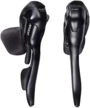 microSHIFT ADVENT Drop Bar Shifter Lever Set - 1x9 Speed, Black, ADVENT Compatib