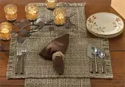 Tweed Placemats - Espresso Set of 6