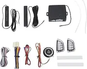 Brilluxa Car Alarm Kit, DC12V Keyless Entry System with One Button Start Compatible with Universal Vehicles, Remote Control Ignition System, Automotive Security Entry Module (Zonder Bluetooth)