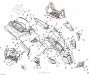 NEW OEM CAN-AM DS 70 MINI LEFT FOOTWELL SPLASH MUDGUARD