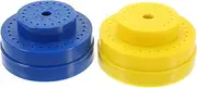 WOONEKY 2 Pcs Grinding Head Storage Box Plastic Nail Bits Holder Nail Drill Bits Holder Nail Drill Bits Storage Stand Nail Drill Bits Stand Nail Drill Bits Display Stand Nail Bits Stand