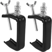 OFFSCH 2pcs Stage Light Hook Heavy Duty Light Clamps Moving Head Light Clamp Truss Clamp Dj Light Clamps Metal Lighting Truss Metal Light Clips Light Sturdy Clamp Lighting Mount Iron
