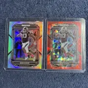 2023 Panini Prizm Draft Picks - Mike Evans #77 Red Ice Prizm/ Silver Prizm