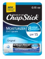 (3PK) ChapStick SPF 15 2n1 Lip Moisturizer Balm, Original 0.15 Oz 305730725125VL