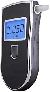 Professional Digital Breath Alcohol Tester LCD Display with Light Blue Backup