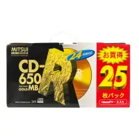 在飛比找momo購物網優惠-【Mitsui】GOLD 頂級雙白金24X CD-R(單片盒
