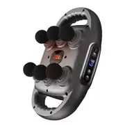 High Frequency Fascia Gun Muscle Massager, Back Waist Massage Machine, 6-Head Body, Shoulder, Professional