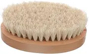 VALICLUD Horse Mane Shoe Brush Suede Shoe Cleaner Slicker Brush Sneaker Cleaning Soft Bristle for Polishing Scrubbing Dust Removal Wooden Handle