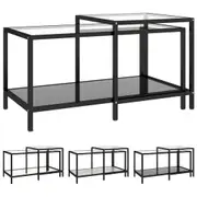2x Tea Tables Tempered Glass Sofa Coffee Centre Table Multi Colours vidaXL
