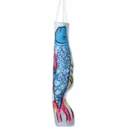 WINDSOCK--36" Koi Windsock -Dapple Blue Design- by Premier Kites