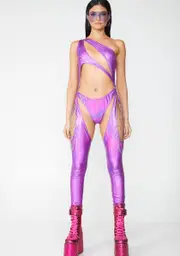 [Club Exx] Fairy Prism Moonwalk Cut-Out Catsuit