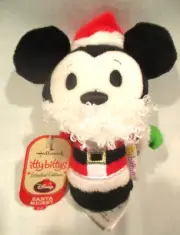 Itty Bittys Santa Mickey Limited Edition Hallmark New