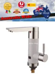Instant Electric Water Heater Cold & Hot Tap Mixer Kitchen Sink Basin OZ Plug