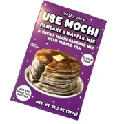 NEW Trader Joe’s Ube Mochi Pancake Waffle Mix 13.3 oz Gluten Free Health Sealed