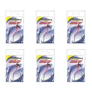 6x Wilson Tangle Free Whiting Rig with Chemical Sharpened Fishing Hook - Size 6