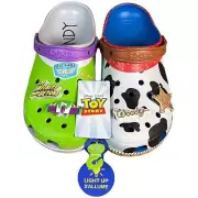 Crocs Disney Pixar Classic Clog Sandal Toy Story Woody Buzz Lightyear Men 10 W12