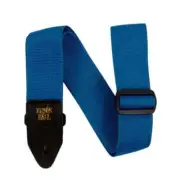 Pearl Blue Ernie Ball Guitar Strap / Bass Strap 5352 Polypro W-LH Ends 2'' Wide