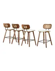 [Artiss] Bar Stools Counter Rattan Chairs in Brown