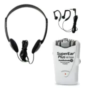 Superear plus Model SE7500 Personal Sound Amplification Product with Case, He...