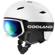 Ski Helmet and Goggles Set, Snowboard Helmet Glasses for Men, Women & Youth -...
