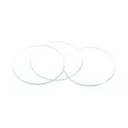 8Pcs 22.5mm Dia Watch Glass Crystal Lens Single Dome Round 1.65mm Edge Thickness