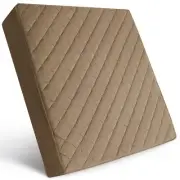 Firm 16"x16"x3" Memory Foam Square Thick Seat Cushion with Washable Velvety C...