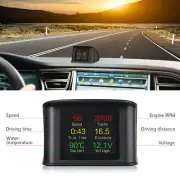 Smart Car P10 HUD Digital Head Up LCD Display Speedometer OBD 2 Scanner Upgrade