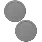 Pyrex 323-PC 1.5qt/1.4L Jet Gray Mixing Bowl Plastic Replacement Lids (2-Pack)