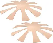 BATHVEVE 2pcs French Tip Nail Templates Manicure Edge Trimmer v Shape Nail Shaper for Home
