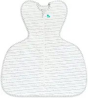 Love To Dream Swaddle Up HH 1.0T Stretch Cotton,Stage 1 Medium (6-8.5kg), Soft & Comfortable Baby Swaddle, Ideal for Moderate Room Temperatures (20-24°C), Safe & Secure Sleep, Dreamer, White "