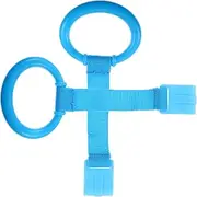 WATIIFUFU 2pcs Baby Pull up Rings Anti-Lost Toddler Reins Crib Hanging Pull Rings Boys and Girls Tools Sturdy Material Easy Installation Educational Toy