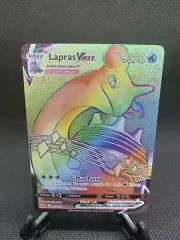 2020 Pokemon Sword&Shield-Lapras VMAX 203/202-Secret Rare NM