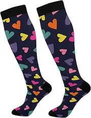 [GAIREG] Valentines Day Compression Socks for Men Compression Socks Men for Running over the Calf Athletic Socks for Men