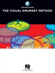 The Visual Drumset Method Drum Instruction Book and Audio NEW 006620152