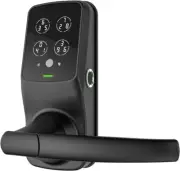 Lockly Secure Pro Smart Door Lock with Wi-Fi Hub, Matte Black