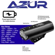 Head Light Front Rechargeable Azur Polix 1600 Lumen