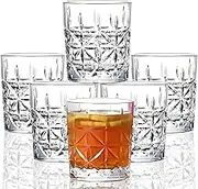 VEILEDGEM 9 Oz Set of 6 Unbreakable Tritan Drinking Glasses Plastic Tumblers Shatterproof BPA Free Acrylic Glasses Drinkware Clear Shatterproof Cups Reusable Highball Juice Glasses